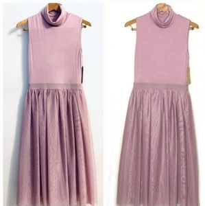 Hope & Harlow WENDY MAUVE Tulle Skirt Prom Modern Princess Dress Baby Blush Pink